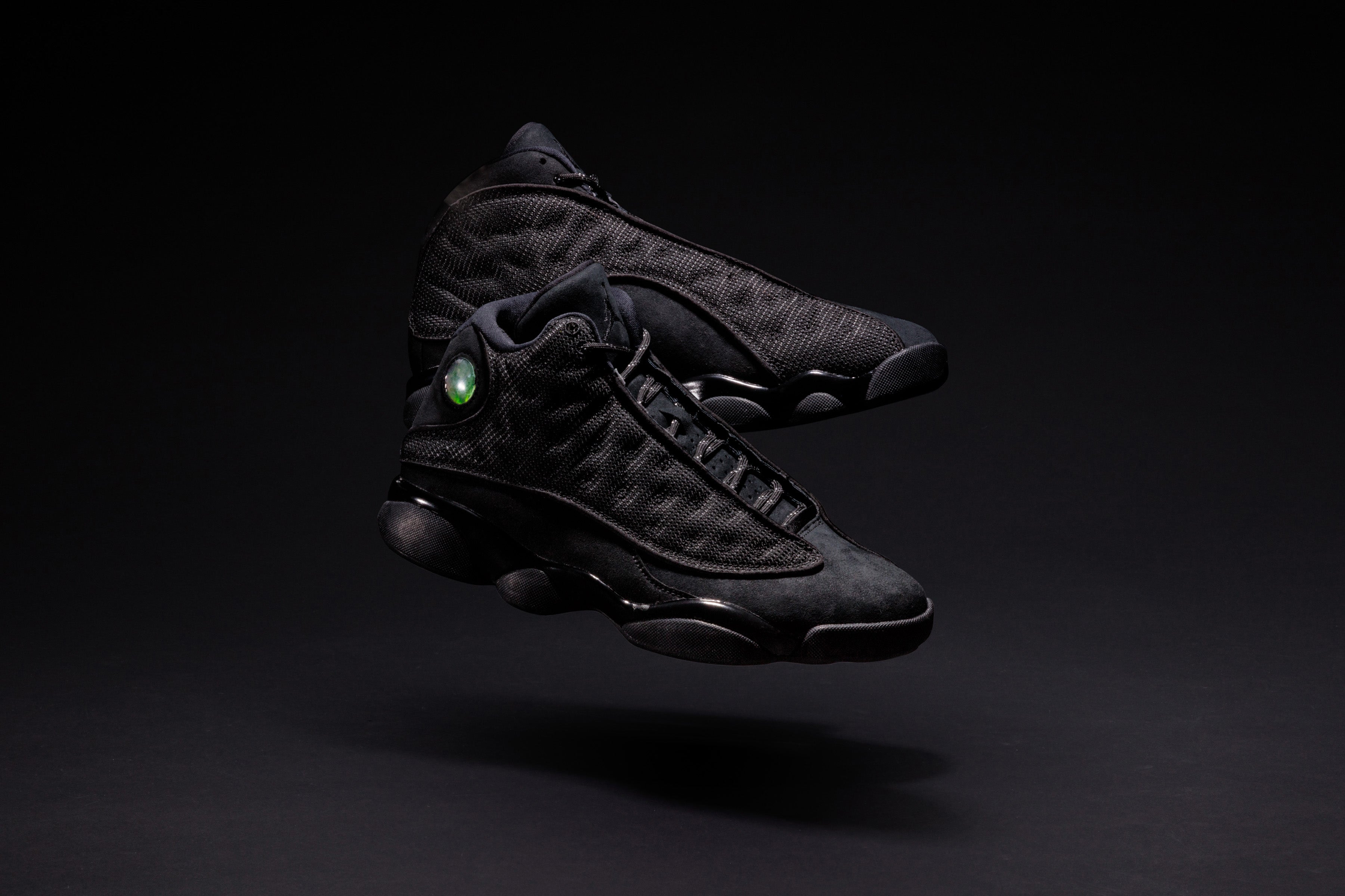 Detailed Images Of The Air Jordan 13 Black Cat •