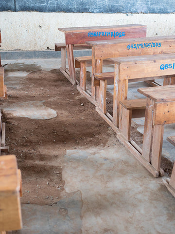 Rwanda Shye school floor before