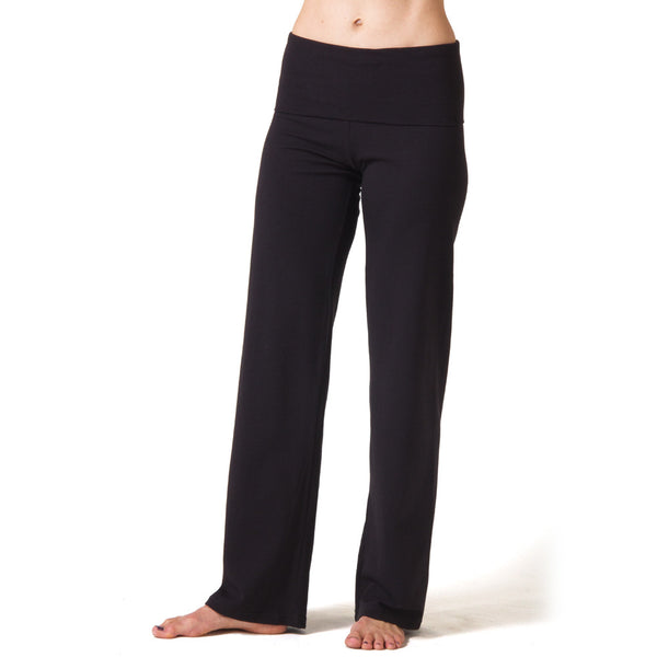 Wisdom Fold Over Yoga Pants - Black – Beckons Inspired Clothing