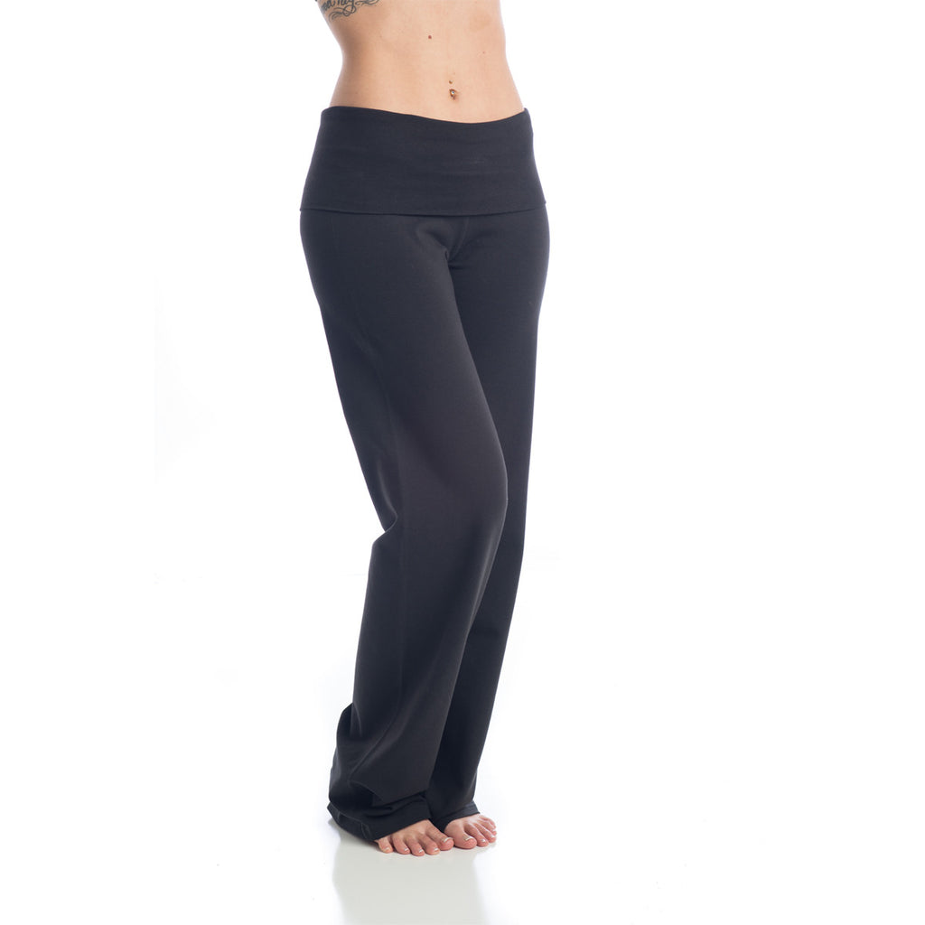 Enza 16579 - Ladies Fold Over Yoga Pant