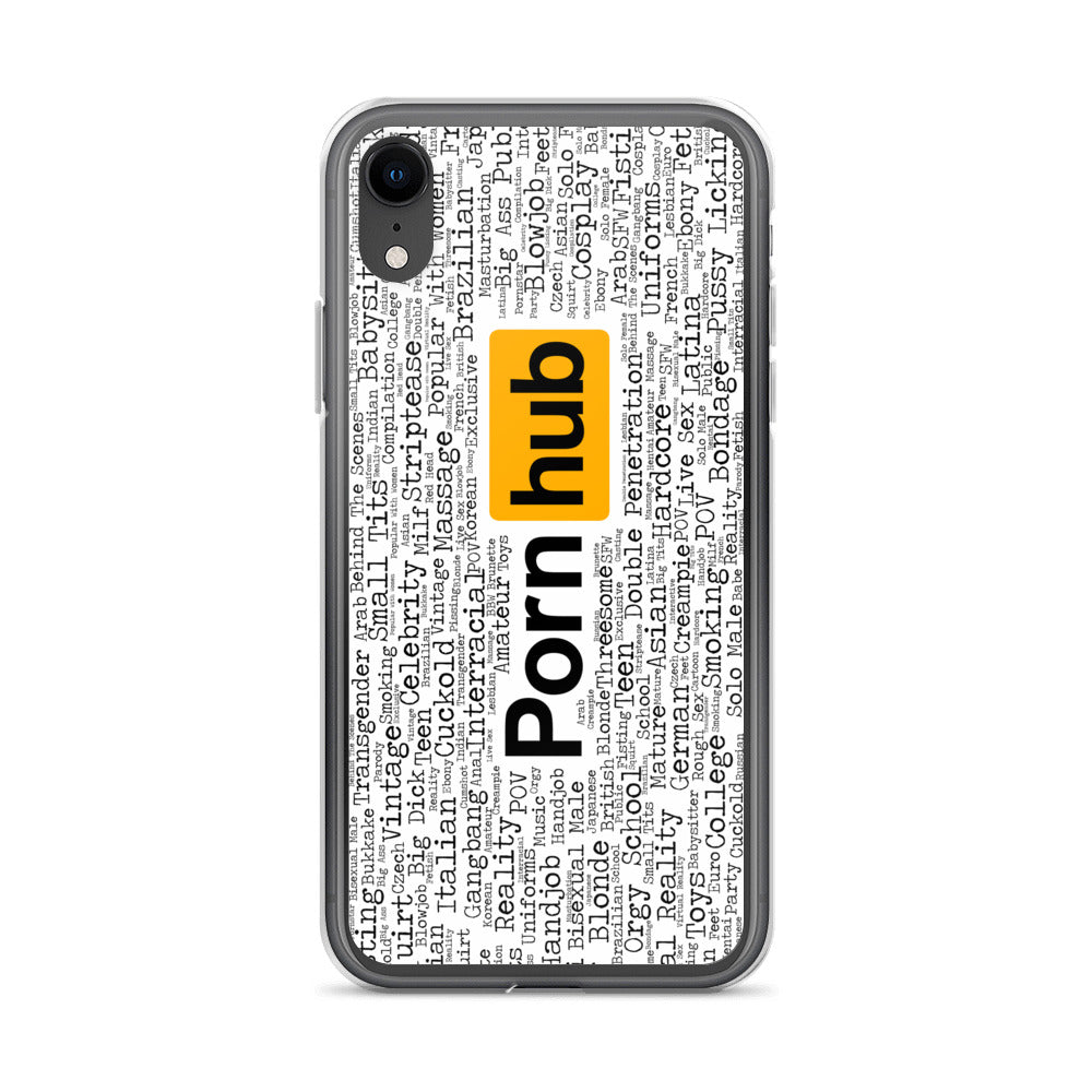 Vintage Solo Pornhub - Pornhub iPhone White Category Cases â€“ Pornhub Apparel