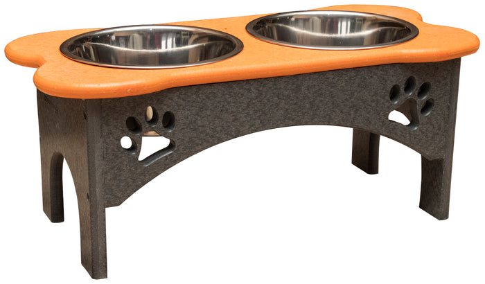 elevated dog feeder