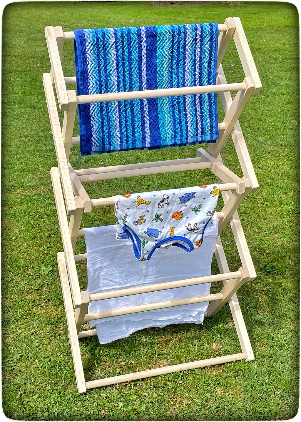 AMISH CLOTHES DRYING RACK | 37½