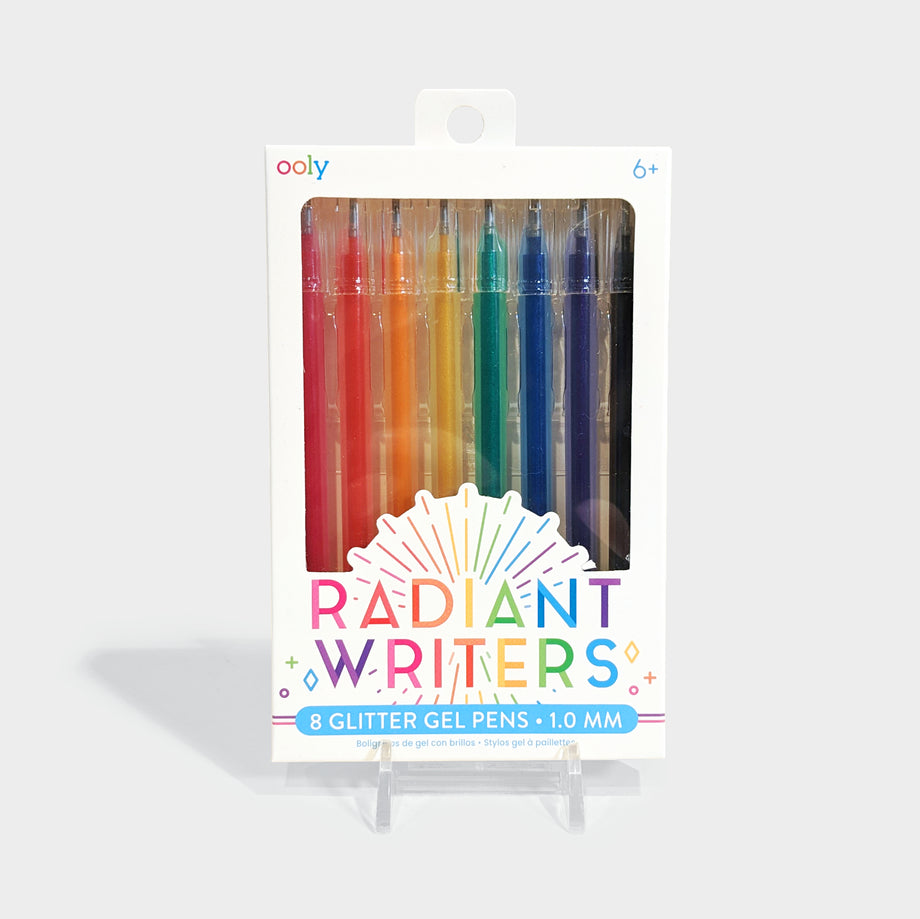 Radiant Writers Glitter Gel Pens - Set of 8 - Riverwood