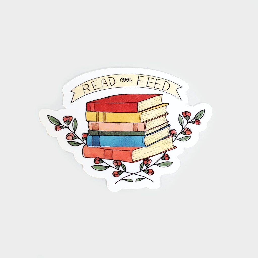 Just One More Chapter Funny Book Lovers Reading' Sticker