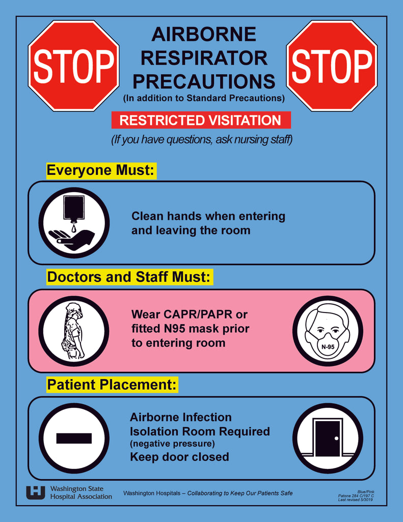 Cdc Neutropenic Precautions Sign Printable