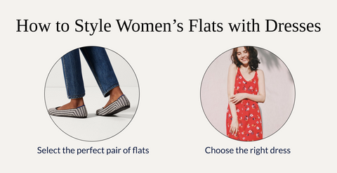 How to Style Women’s Flats with Dresses