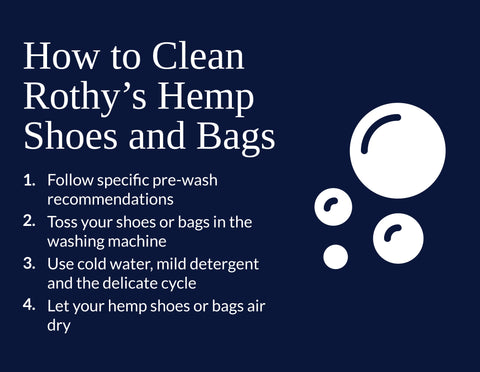 How to clean hemp shoes and bags