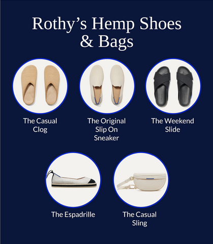 Rothy’s hemp shoes and bags