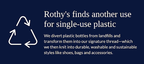 Rothy’s finds another use for single-use plastic bottles