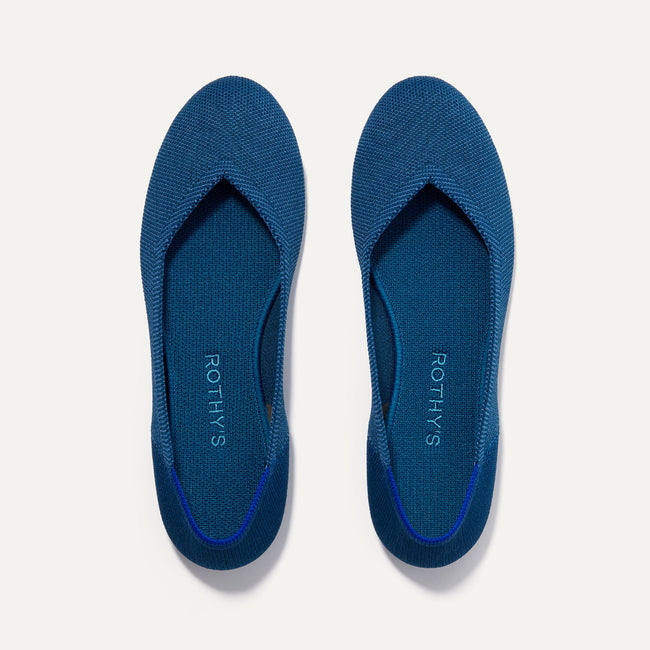 The Flat in Deep Ocean | Women's Shoes | Rothy's