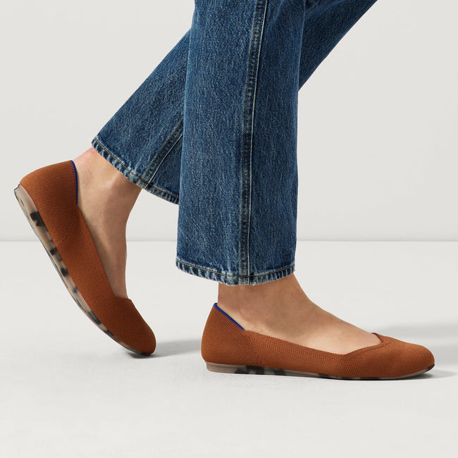 The Flat in Brandy | Women's Shoes | Rothy's