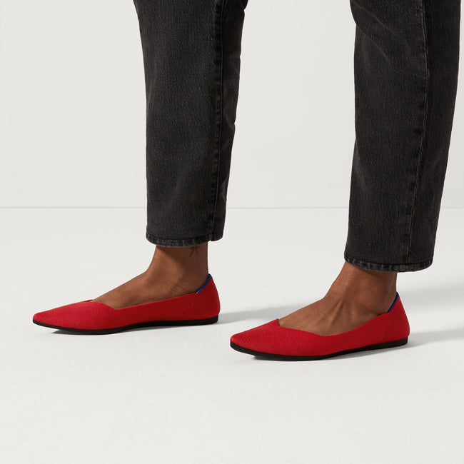 The Point in Bright Red | Women's Shoes | Rothy's