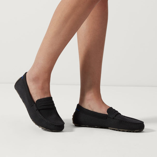 The Driver in Black | Women's Driving Loafers | Rothy's