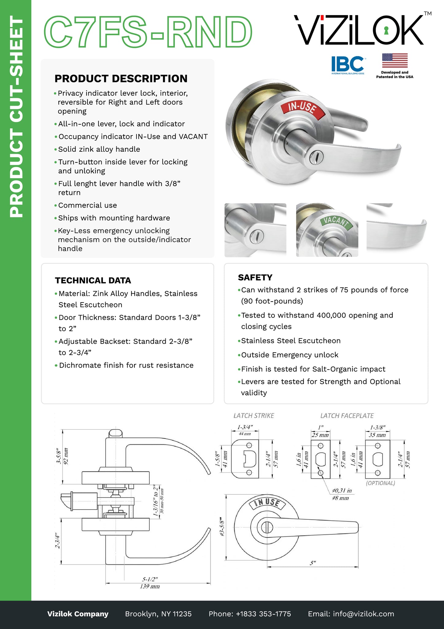 C7FS-RND Cut Sheet