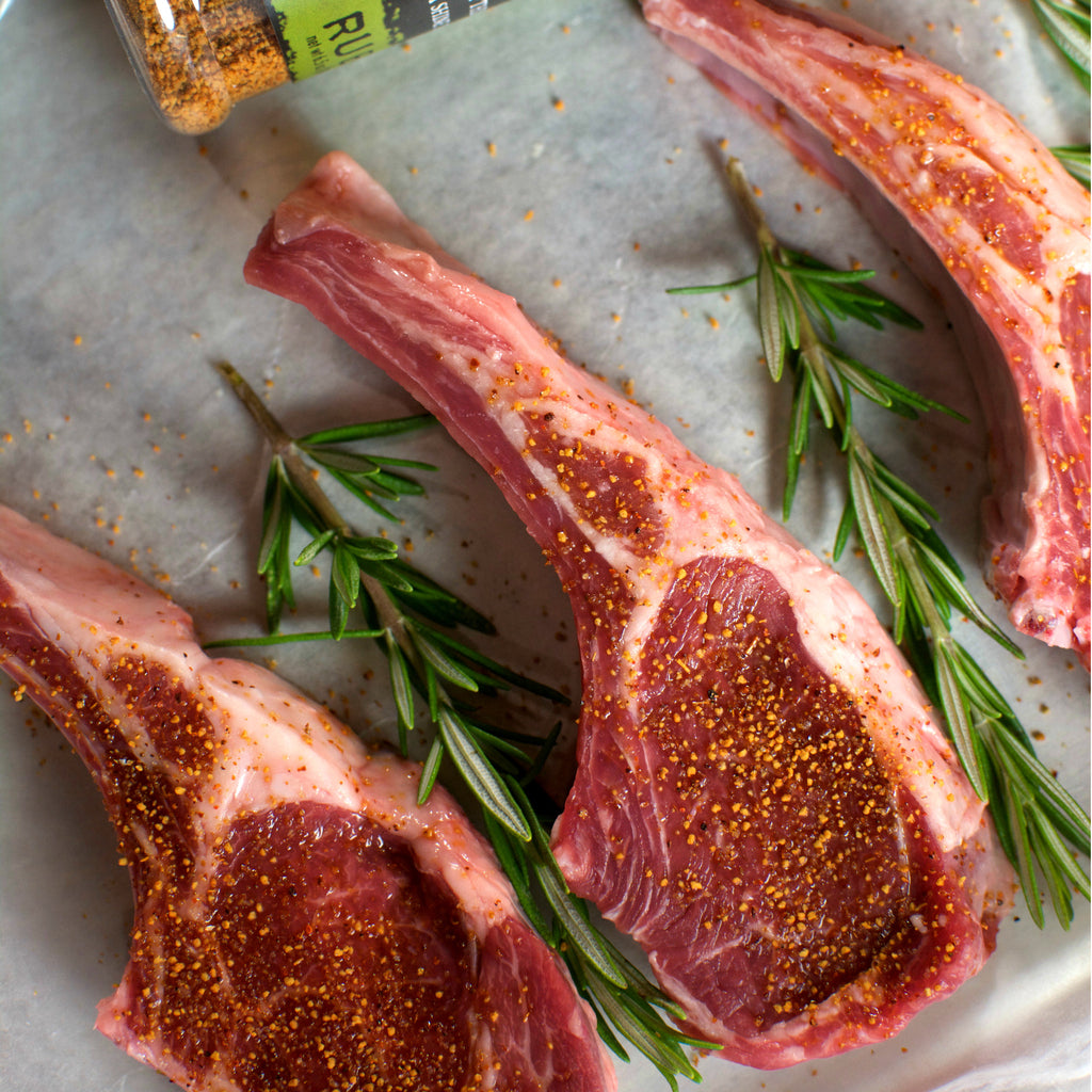 Beer Marinated BBQ Lamb Chops - Rufus Teague