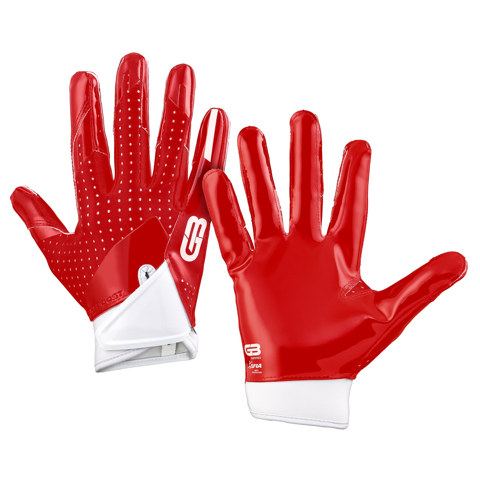 Solid Football Gloves - Grip Boost