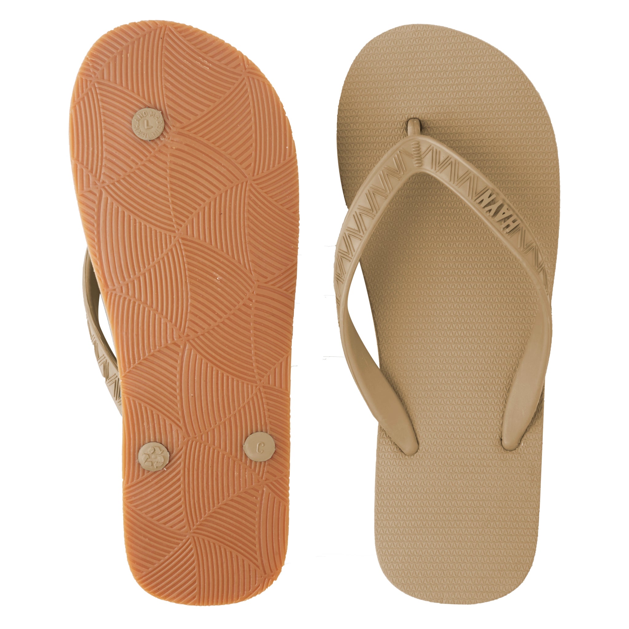 Men's Gumsole Slippers (Tan) Tan - HAYN