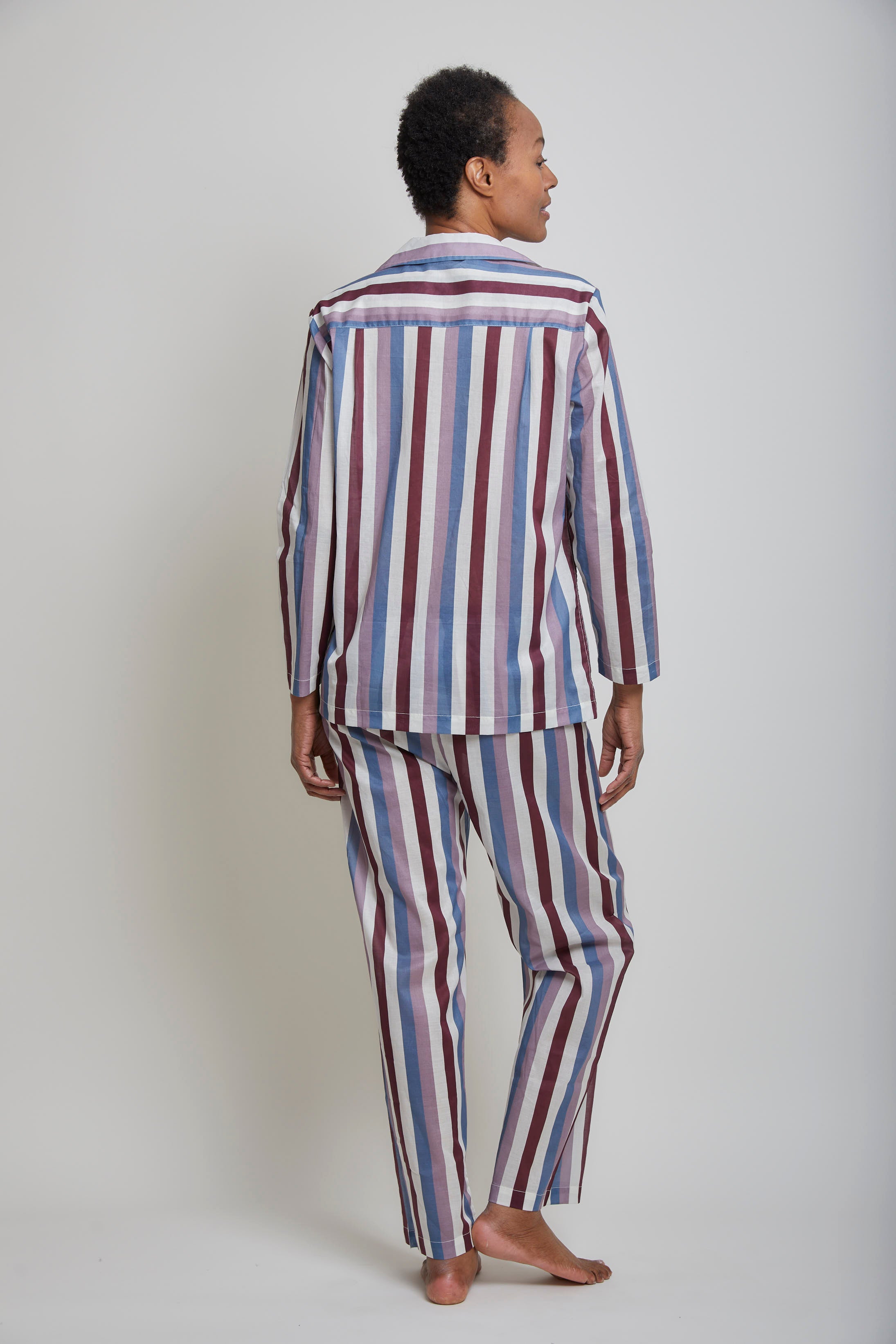 Multi-Stripe Pajama Set