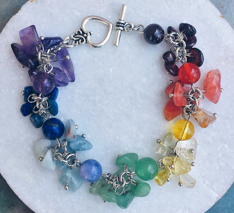 Chakra Healing Crystals Bracelet– LillaDesigns