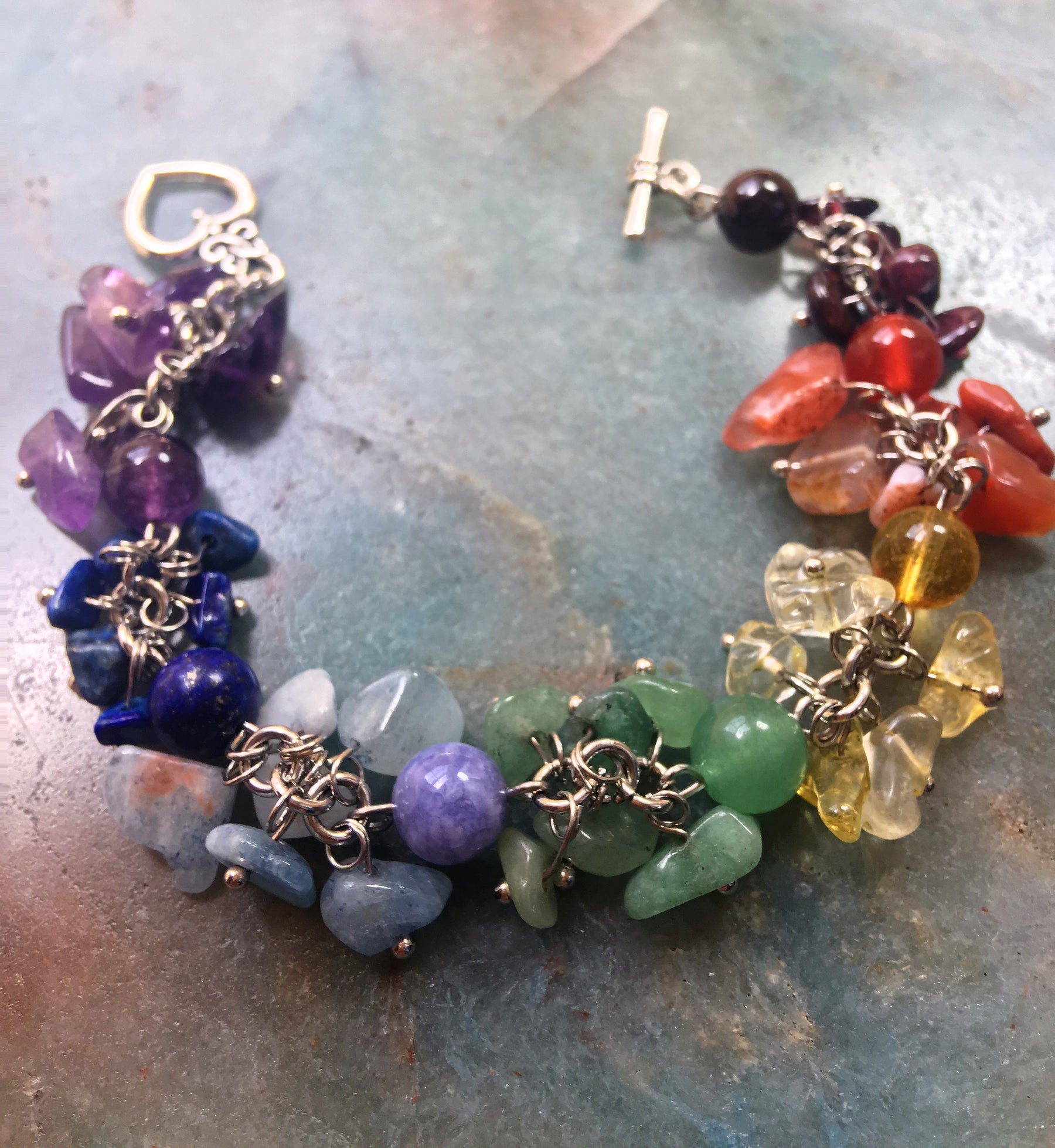 Chakra Healing Crystals Bracelet– LillaDesigns