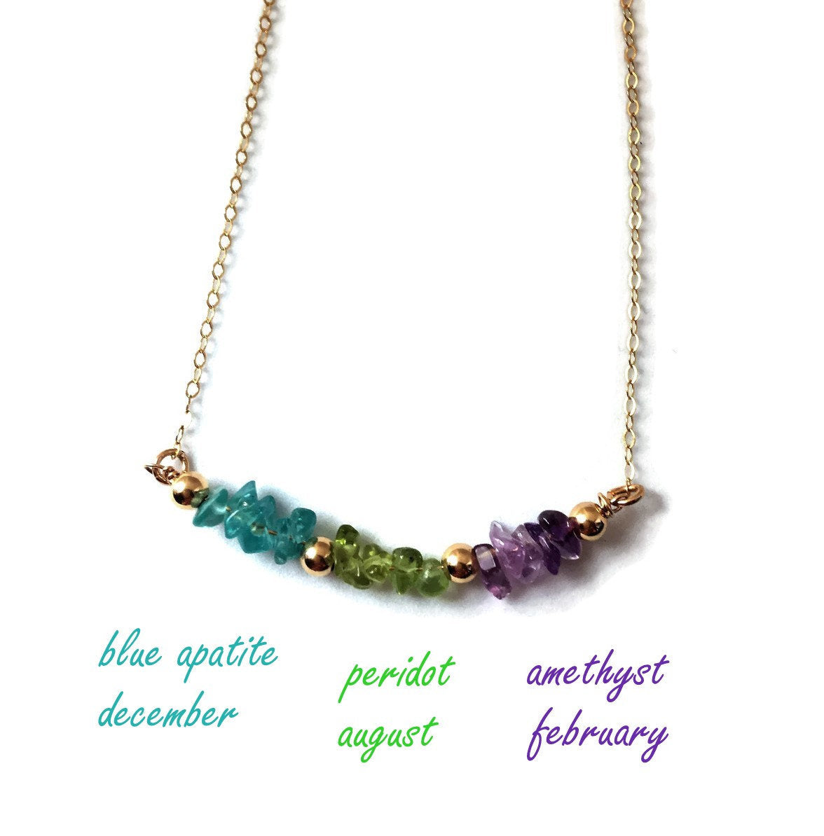 birthstone necklace for mom