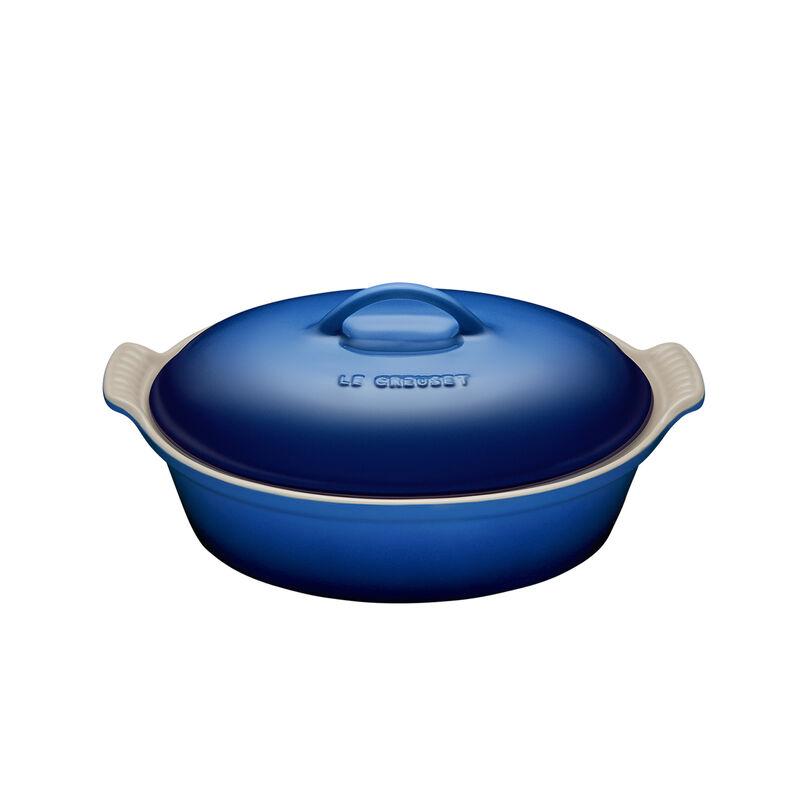 Le Creuset Stoneware 1-1/2-Quart 9-Inch Square Baking Dish, Cobalt Blue