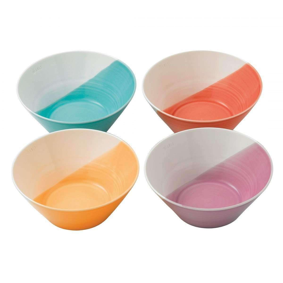 Royal Doulton 1815 Bright Colours Pasta Bowls - Set of 4 - Kitchen