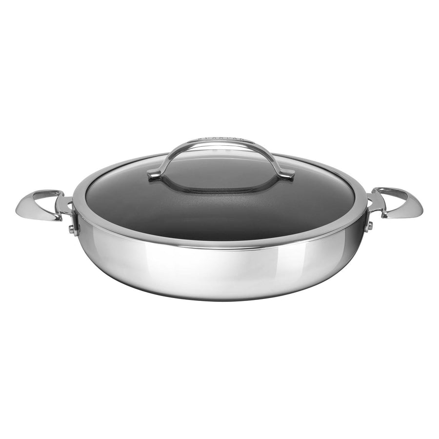 Essentials Nonstick Cookware, Simmer & Stew Square Pan with lid and trivet,  5 quart