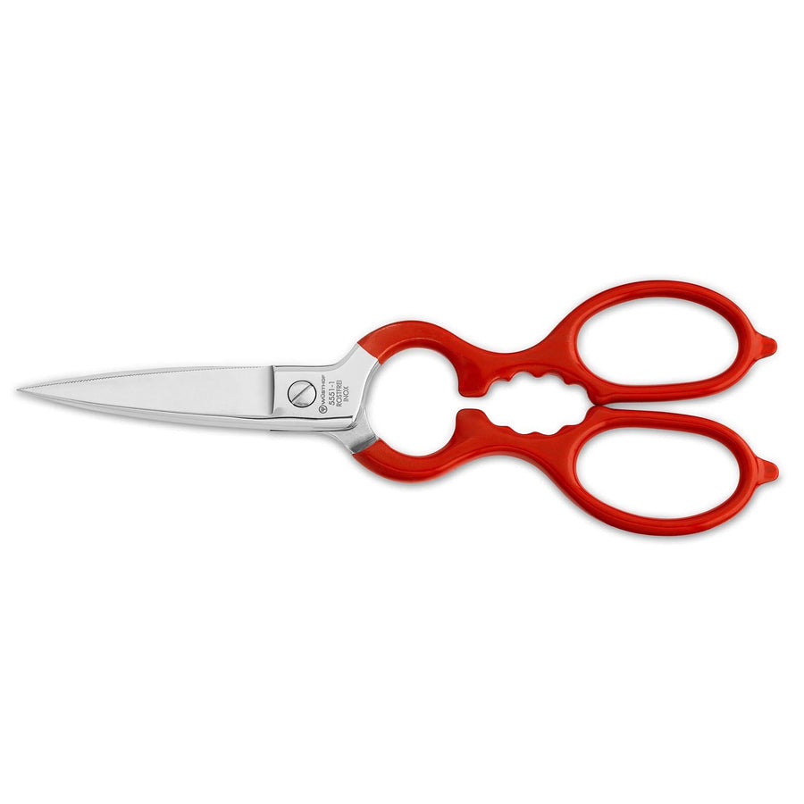 Wusthof 4 5/16 Stainless Steel All-Purpose Kitchen Shears with White  Handles 1040294901