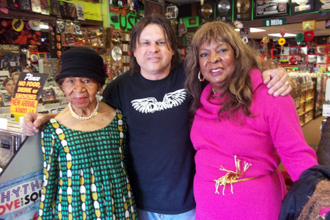 Maxine Powell (Motown) Gary,Martha Reeves inside the icon Detroit record shop Melodies & Memories