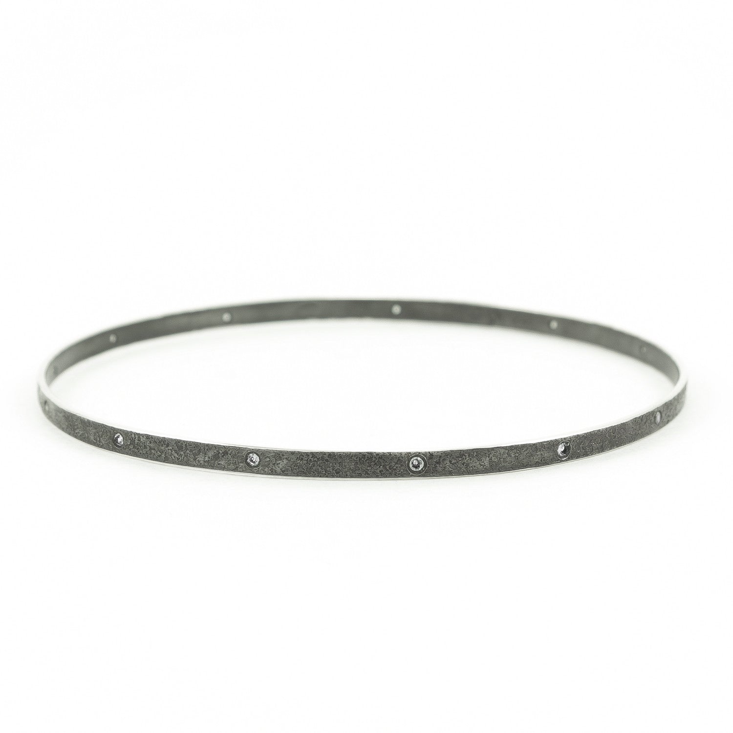 thin silver bangle