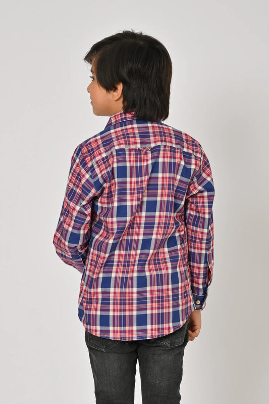 Boys Checkered Shirt