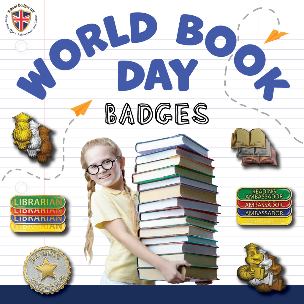 World Book Day Badges by School Badges UK