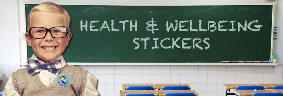 Health & Wellbeing Stickers by School Badges UK