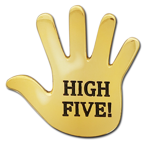 High Five Hand Badge School Badges UK