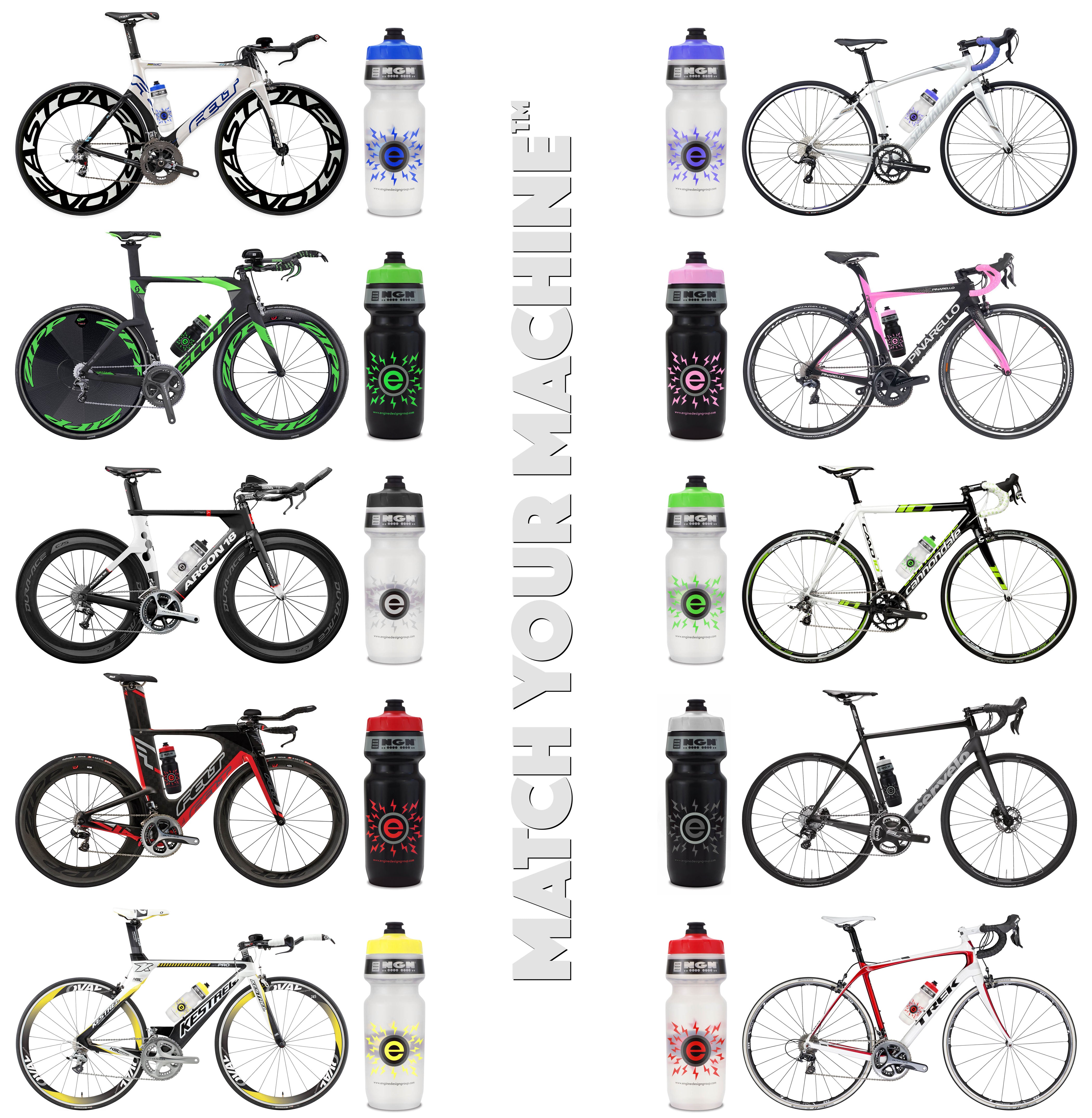 eNGNe – High Performance Bike Water Bottles – 24 oz