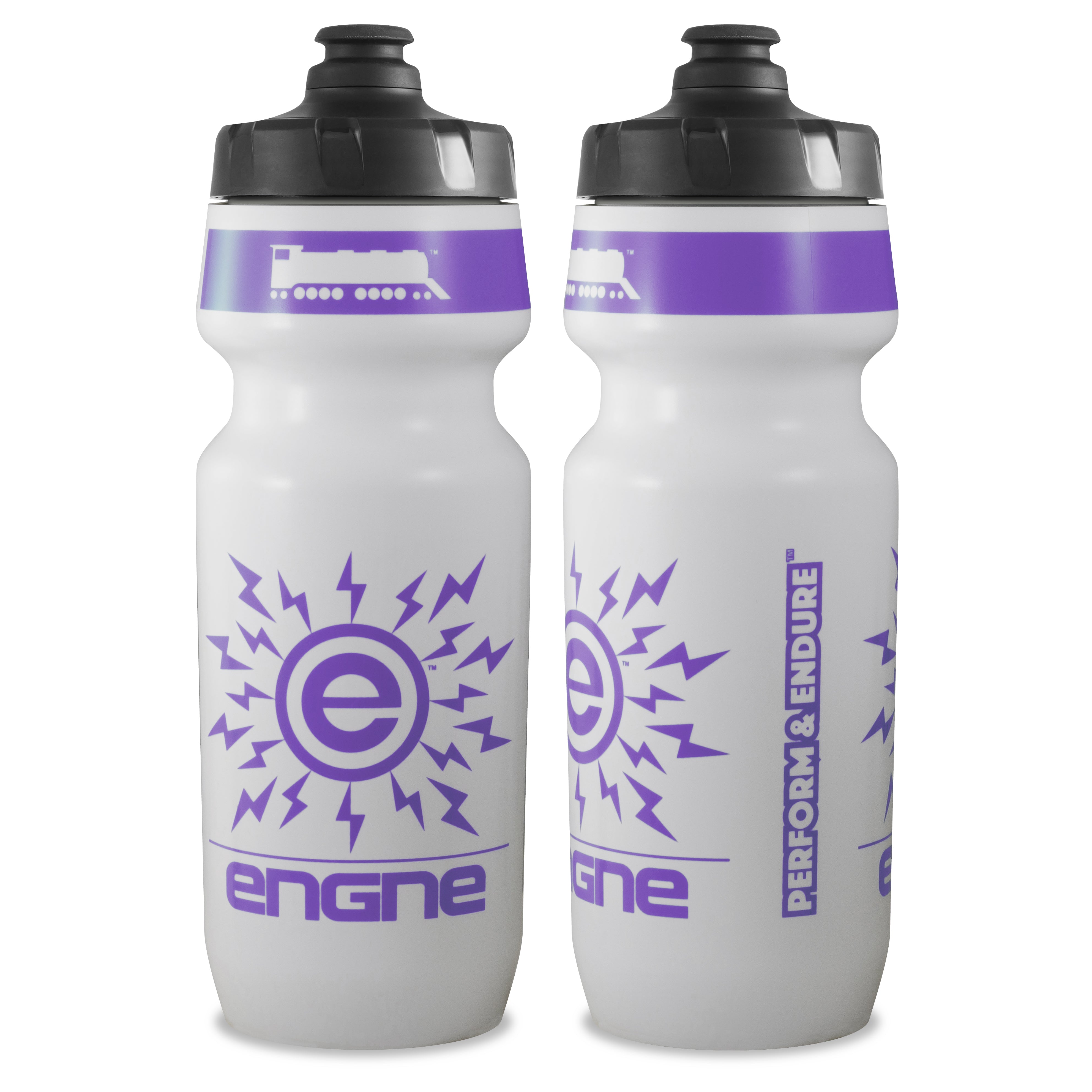 purple bike water bottle