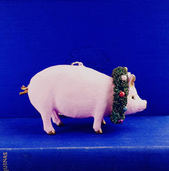 Christmas Pig Ornament