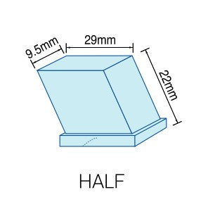 Kích thước đá Half Icetro