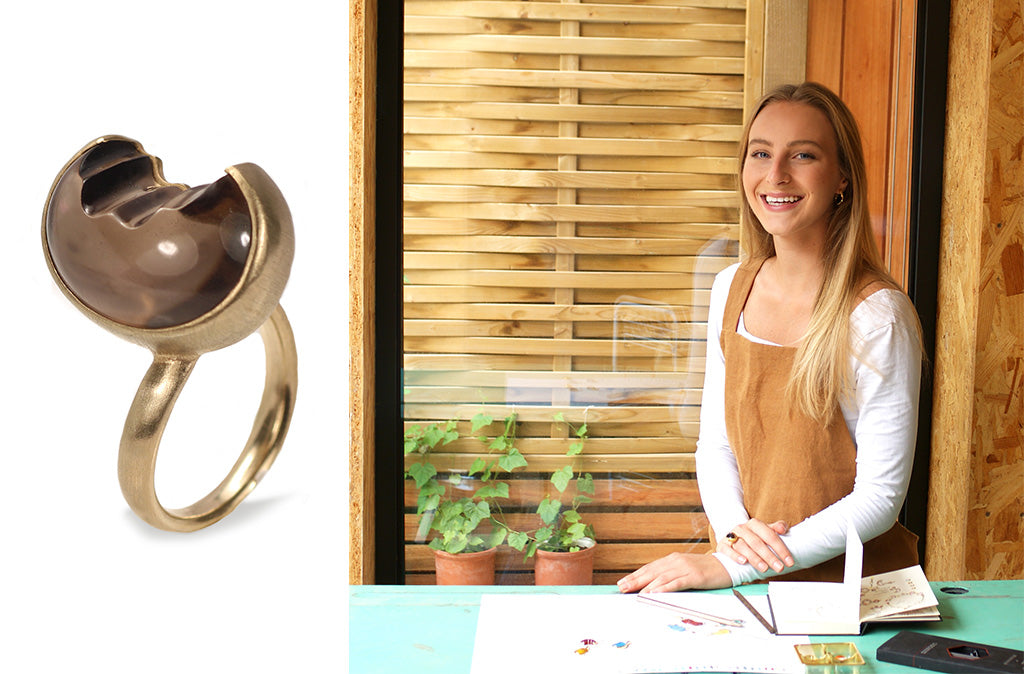 Isla Gilham portrait with cacao ring