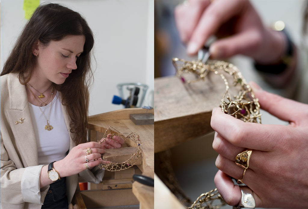 Ruby Taglight working on the Crown 