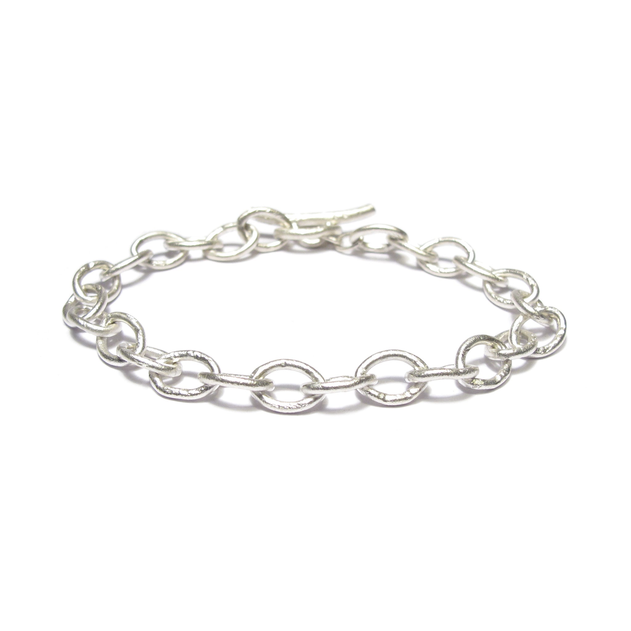 Couture Style Charm Bracelet Silver