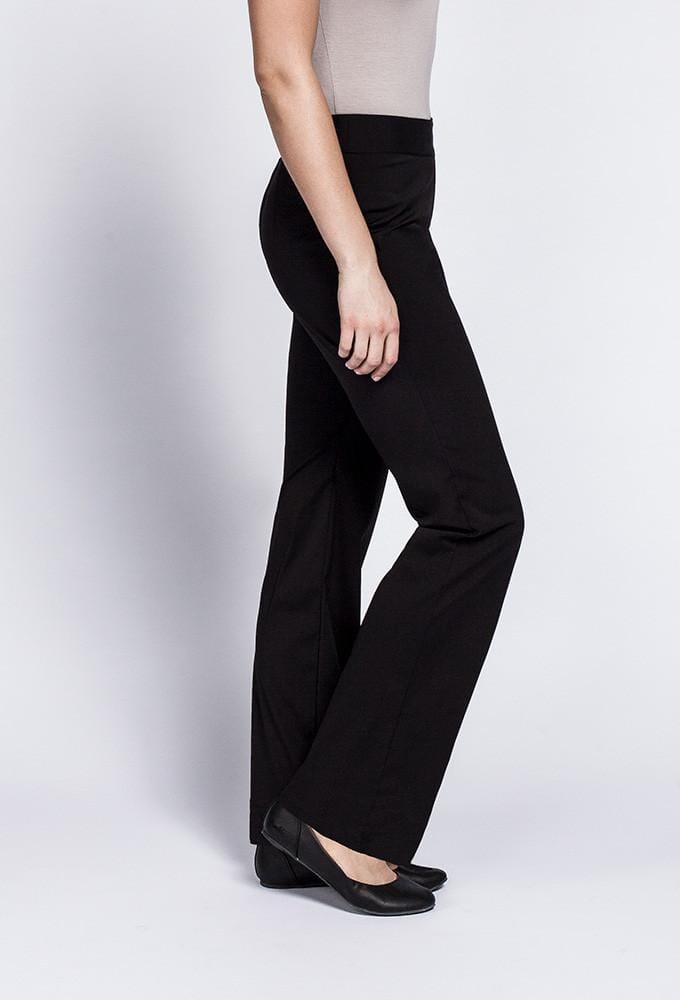 black tailored pants