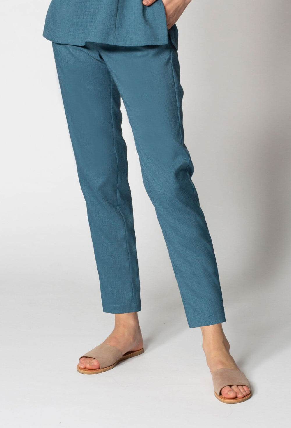 Noel Asmar Women's Faux Linen Long Pants