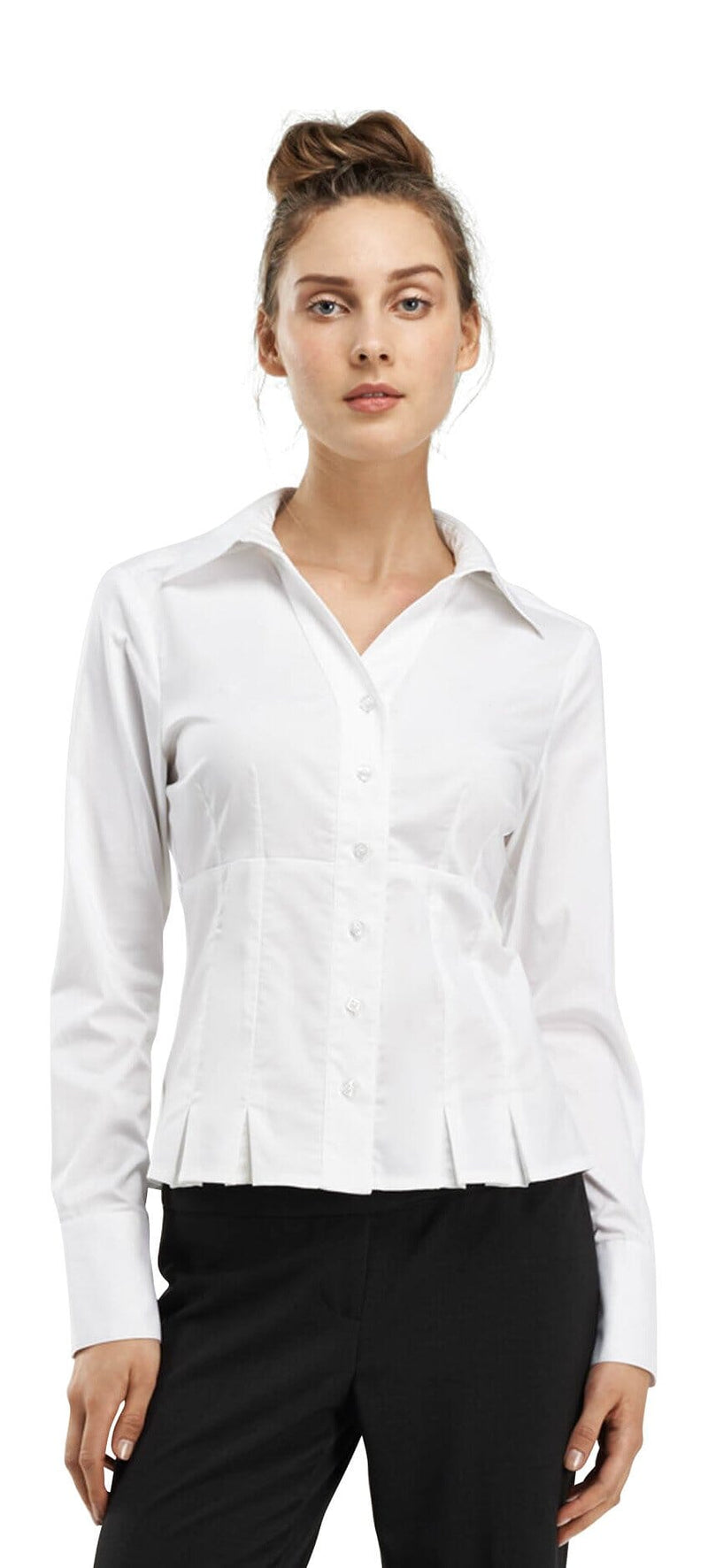 women's classic white dress shirt