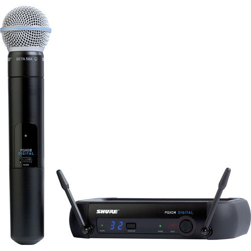 USED Shure SLX24/BETA58 HH Wireless Microphone System (H5: 518-542) — Dirt  Cheep