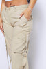 Petite Stone Oversize Pocket Detail Cargo Trousers