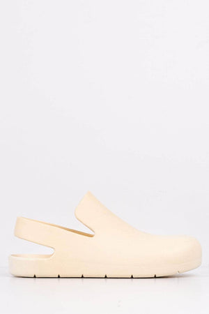 Nude Rubber Sling Back Cloggs