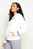 Nike White Zip Up Sports Fleece Jacket